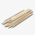 Professional-Grade Orange Tree Sticks – 100 natural orange wood sticks with dual-ended tips for cuticle and nail cleaning