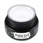 Atica Paint Gel White 8ml – jar of highly pigmented white gel for nails.

