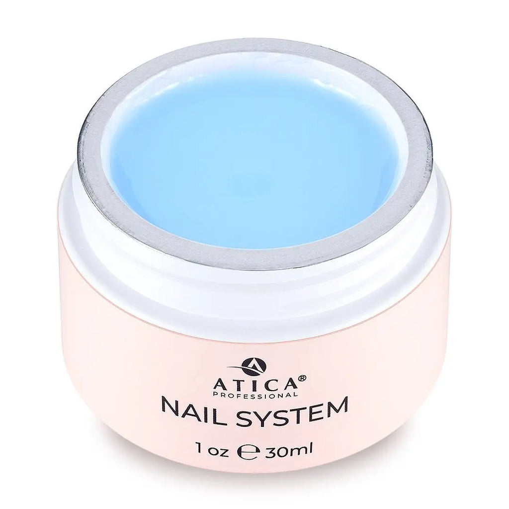 Atica Sculpting Gel 13 Pastel Blue 30ml professional nail sculpting gel with pastel blue shade