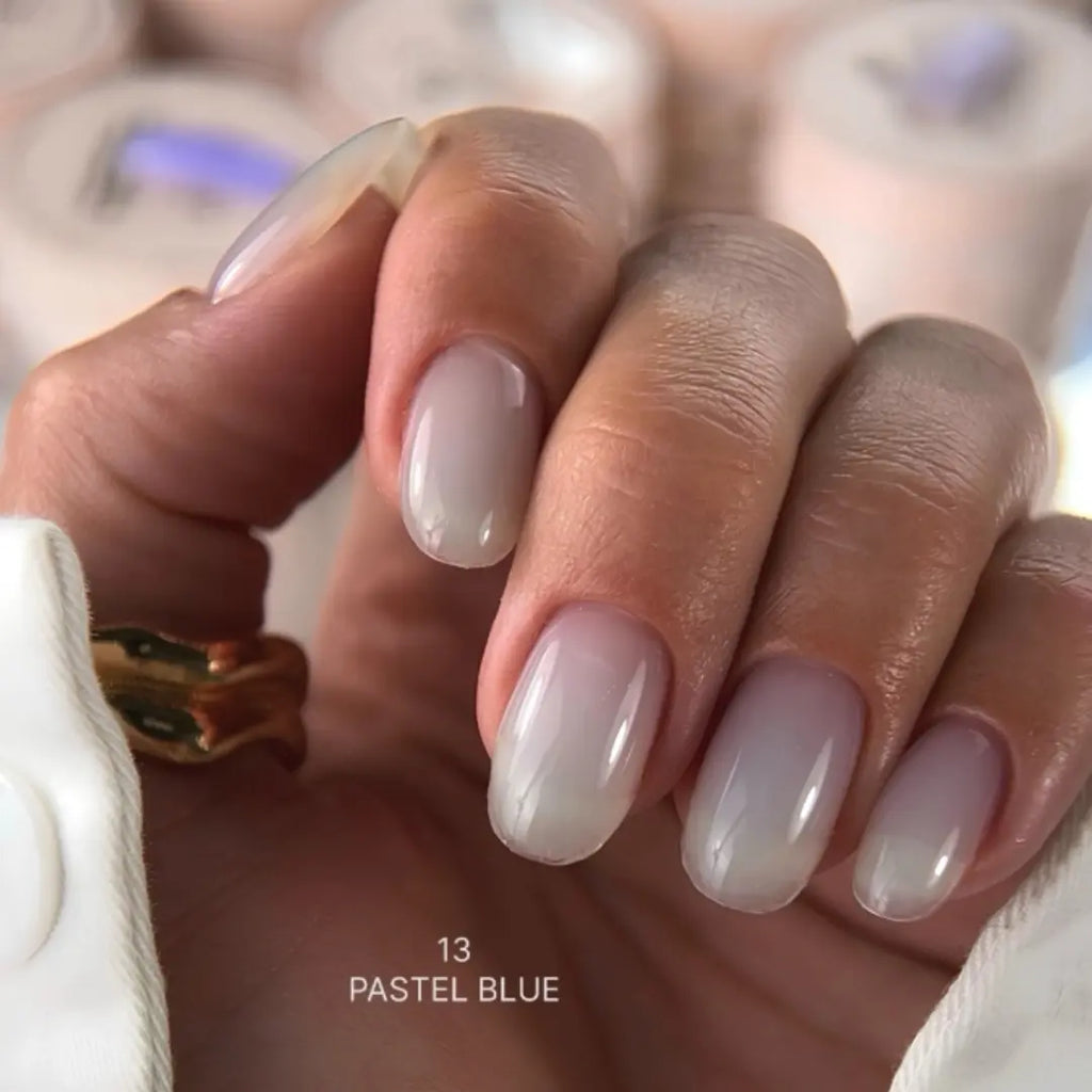 Atica Sculpting Gel 13 Pastel Blue 30ml professional nail sculpting gel with pastel blue shade