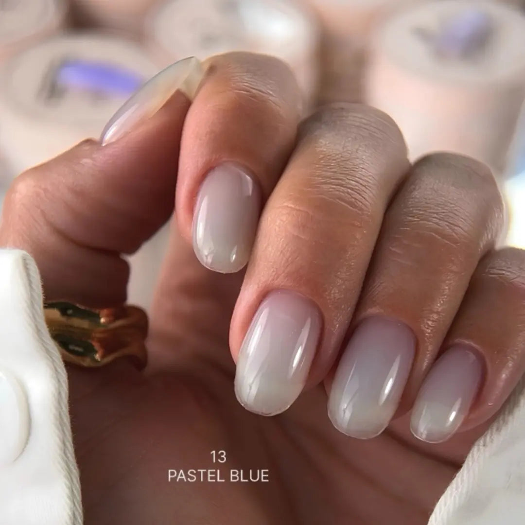 Atica Sculpting Gel 13 Pastel Blue 30ml professional nail sculpting gel with pastel blue shade