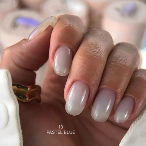Atica Sculpting Gel 13 Pastel Blue 30ml professional nail sculpting gel with pastel blue shade