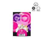 Staleks PRO pododisc white disposable files with foam size M 180 grit 50 pcs pack