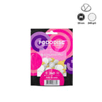 Staleks PRO pododisc white disposable files with foam size M 240 grit 50 pcs pack