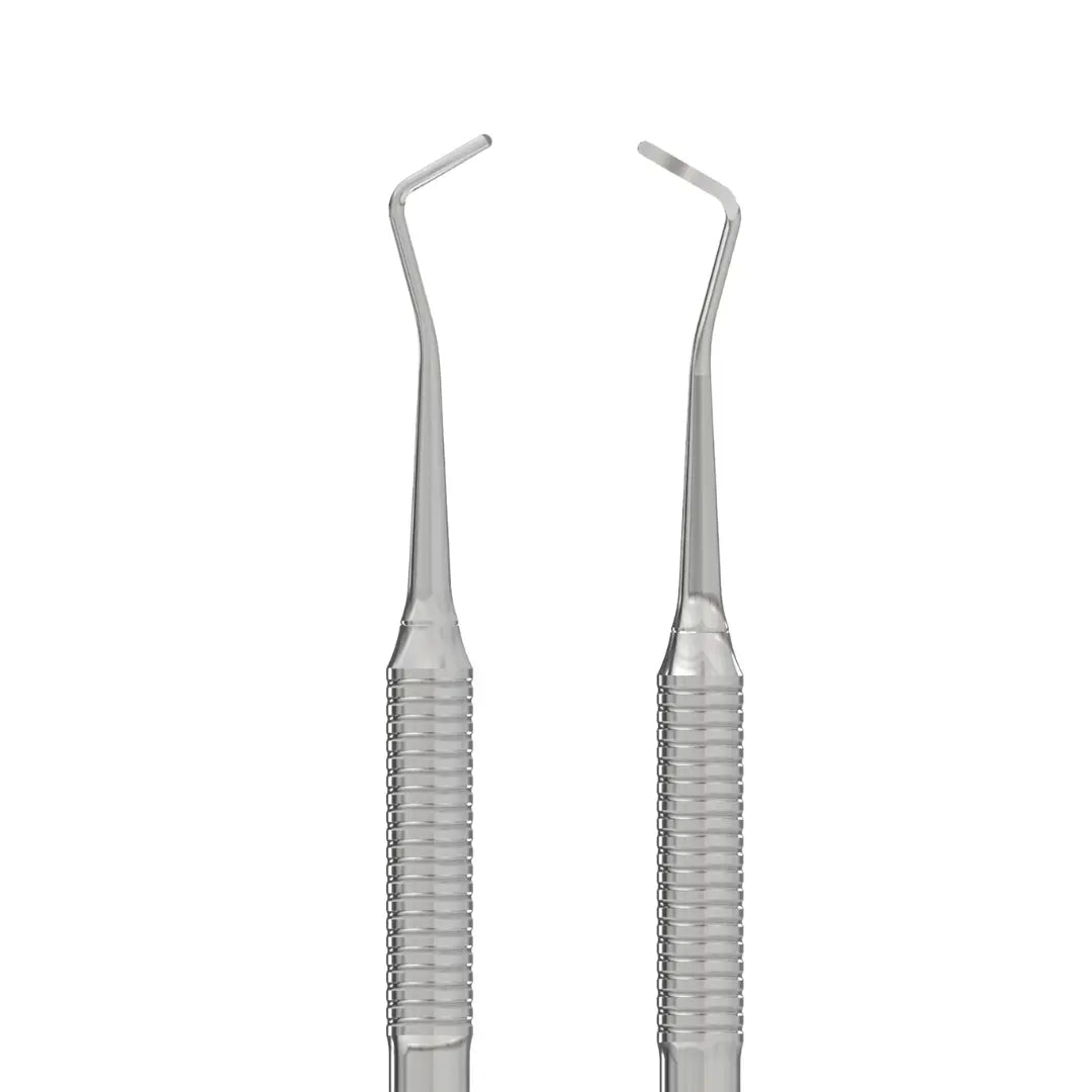 Staleks PRO Expert 20 Type 2 Professional Double Ended Pedicure Curette showing corrugated handle