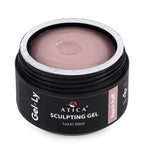 Atica GEL*LY Jelly Gel Peach Puff 30 ml – peach-toned builder gel with thick, mousse-like texture