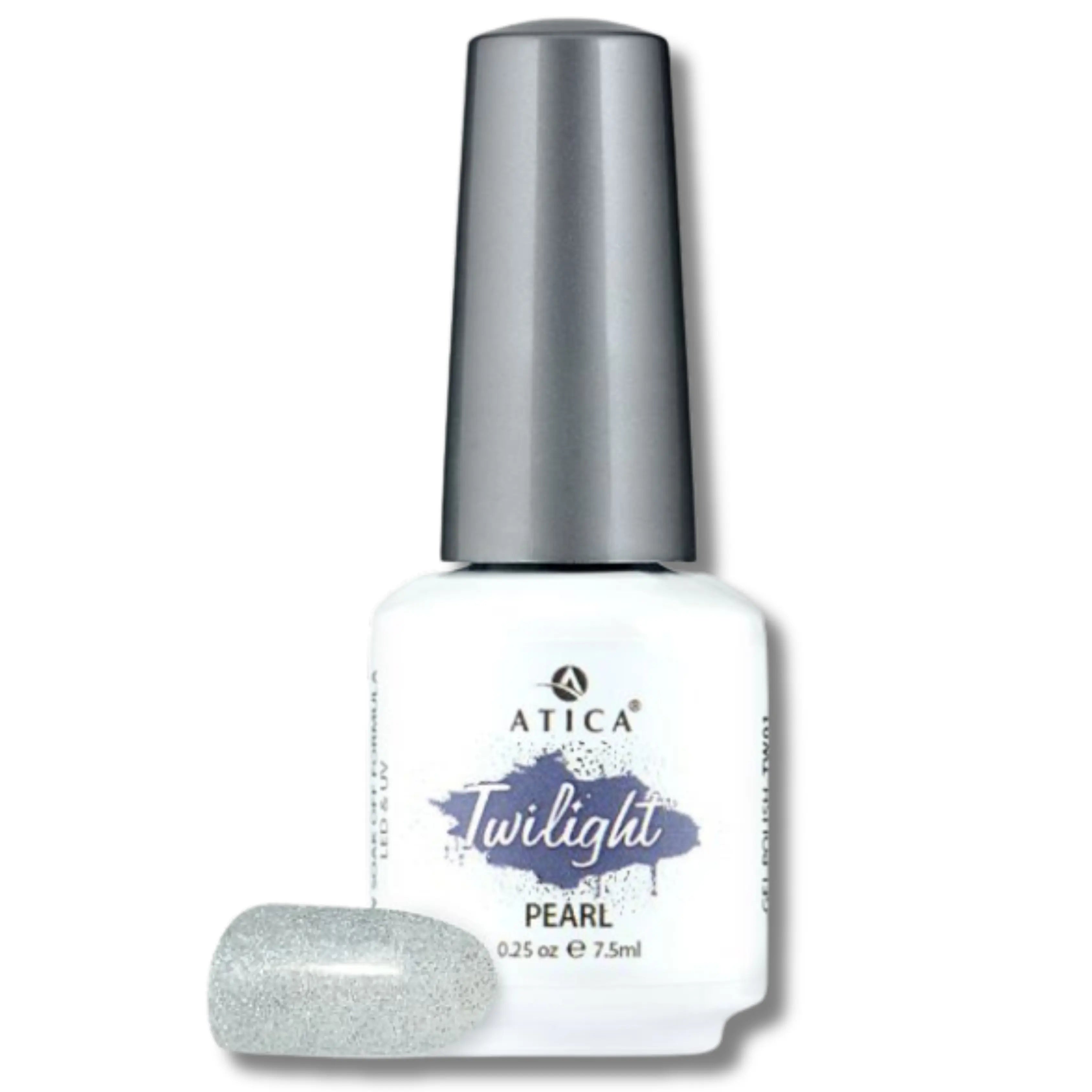 Gel Polish Pearl TW01 8 ml – glowing pearl gel polish with high-shine finish

