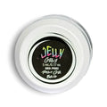 Jelly Gelly Paint Gel – Black 5ml jar with high-pigment, self-levelling gel for nail art and French manicure designs.