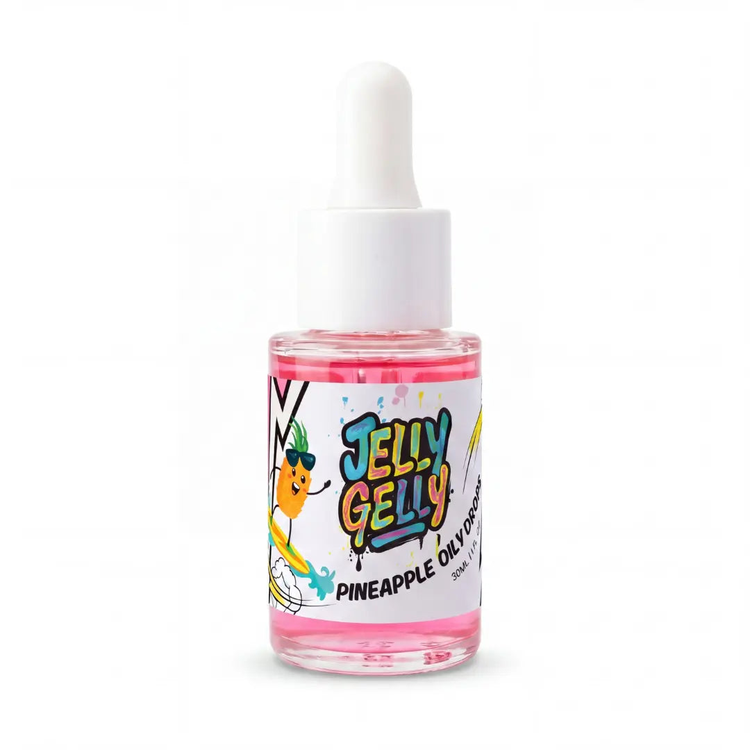 Jelly Gelly Pineapple Oily Drops daily cuticle hydration 30ml bottle