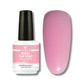 Pinky Top Coat 15 ml – glossy no-wipe top coat with soft pink colour

