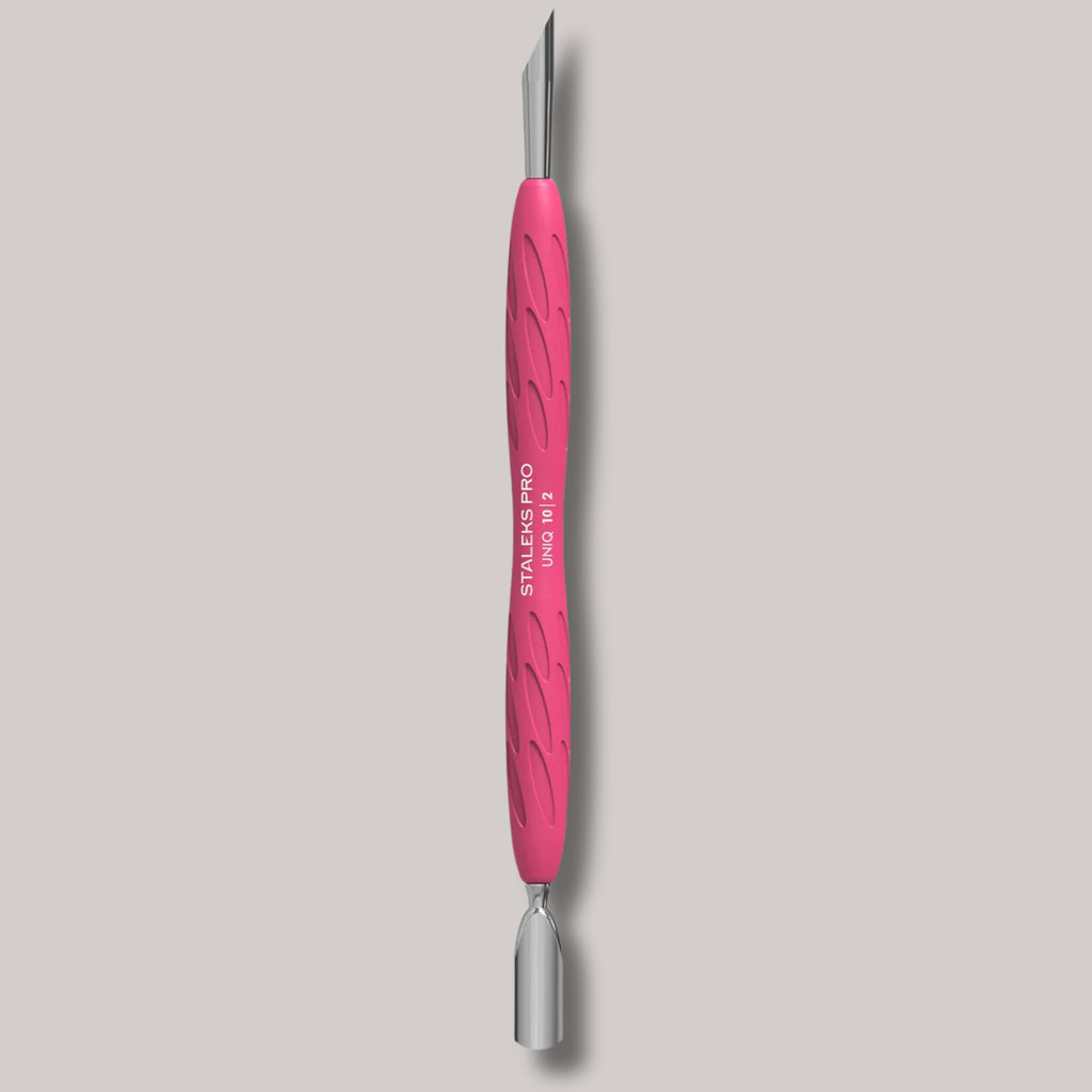 Manicure Pusher with Silicone Handle for Professional Use