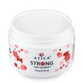 Atica STRONG Gel Pure White Shimmer 30ml – milky white builder gel with a soft shimmer finish.

