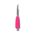 Curved nail cleaner tip macro view, modular manicure tool component