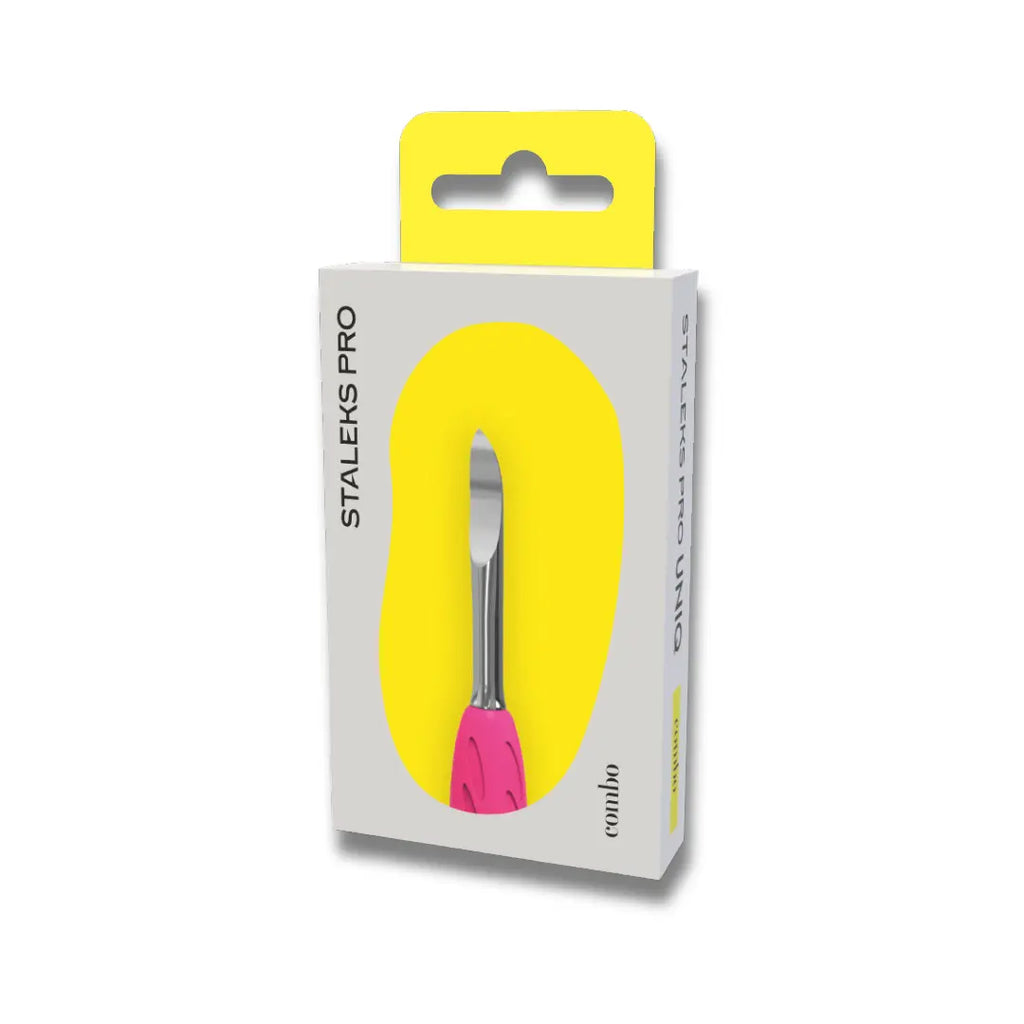 Staleks Pro packaging with a yellow and white design on a white background