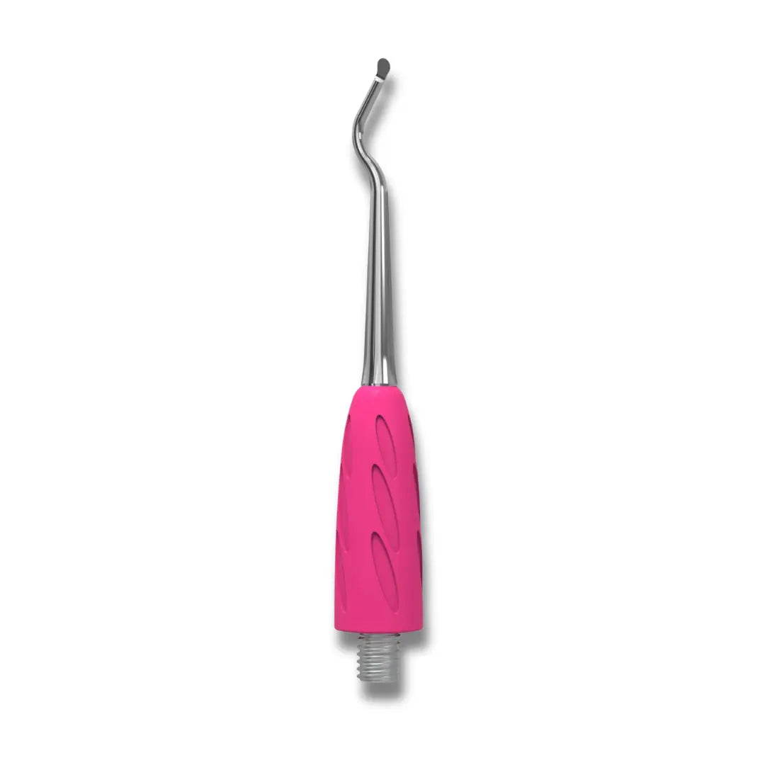 Rounded curette tip macro view, safe ingrown nail tool component