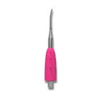 Bent narrow file tip macro view, modular pedicure tool component
