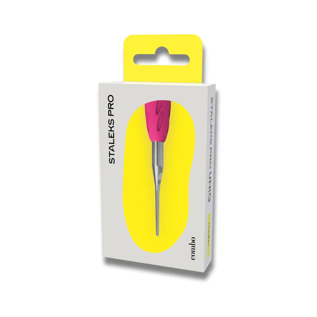 Staleks Combo UNIQ 36 narrow straight toenail file working part, stainless steel tip