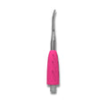 Wide bent file tip macro view, safe pedicure modular tool component