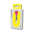 Beveled steel tip closeup for cuticle lifting
