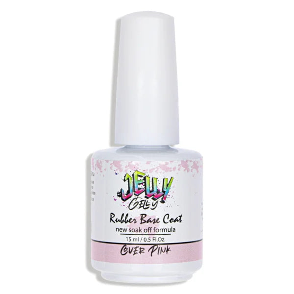 Jelly Gelly Rubber Base Coat – Cover Pink 15ml.