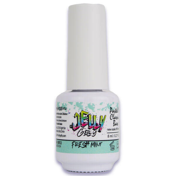 Jelly Gelly Rubber Base Fresh Mint Bottle
"Jelly Gelly Rubber Base Fresh Mint 8ml – Self-Leveling Base Coat for Smooth Gel Manicures"