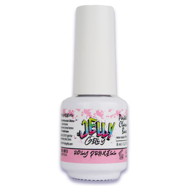 Jelly Gelly Rubber Base Rosy Princess Bottle
"Jelly Gelly Rubber Base Rosy Princess 8ml – Self-Leveling Base Coat for a Smooth and Flawless Finish"