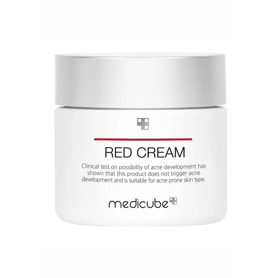 Medicube Red Cream calming balancing acne treatment 50ml jar