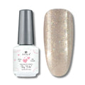 Atica Gel Polish – Say I Do 7.5ml bottle with soft nude and golden shimmer finish.

