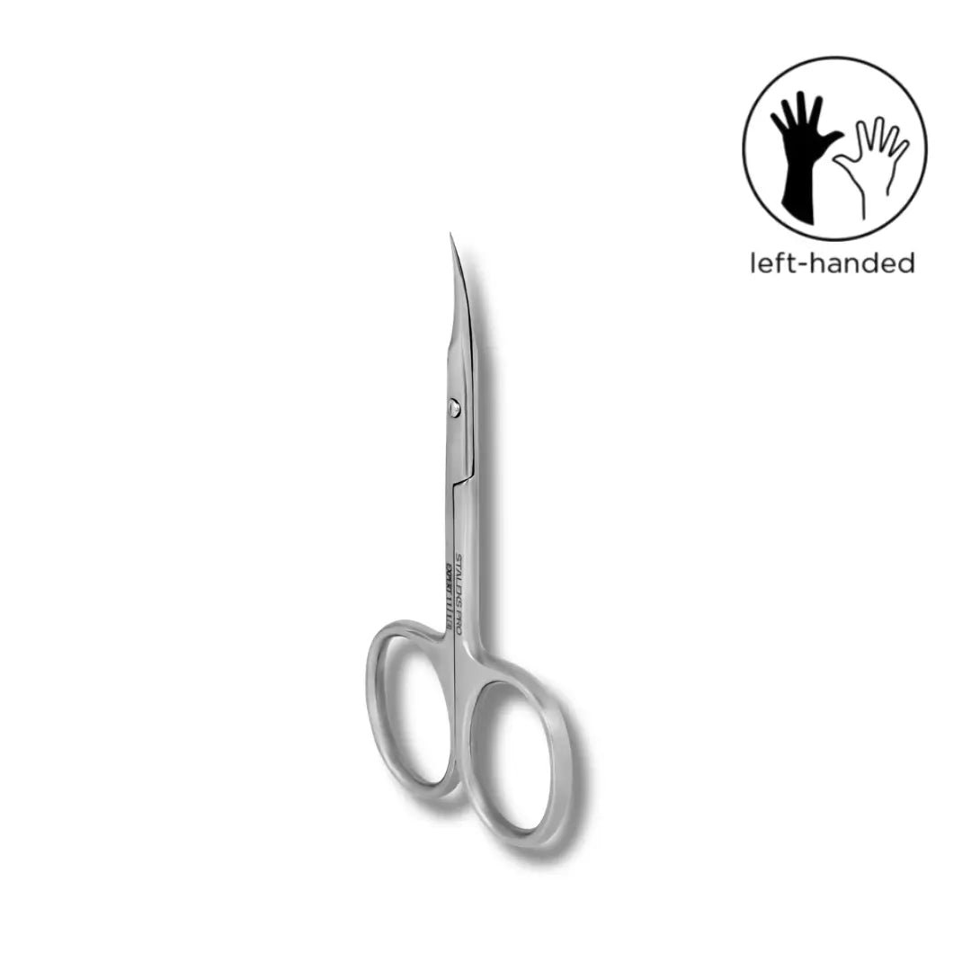 Staleks Pro Expert 11 Type 1 Left-Handed Cuticle Scissors, professional manicure tool