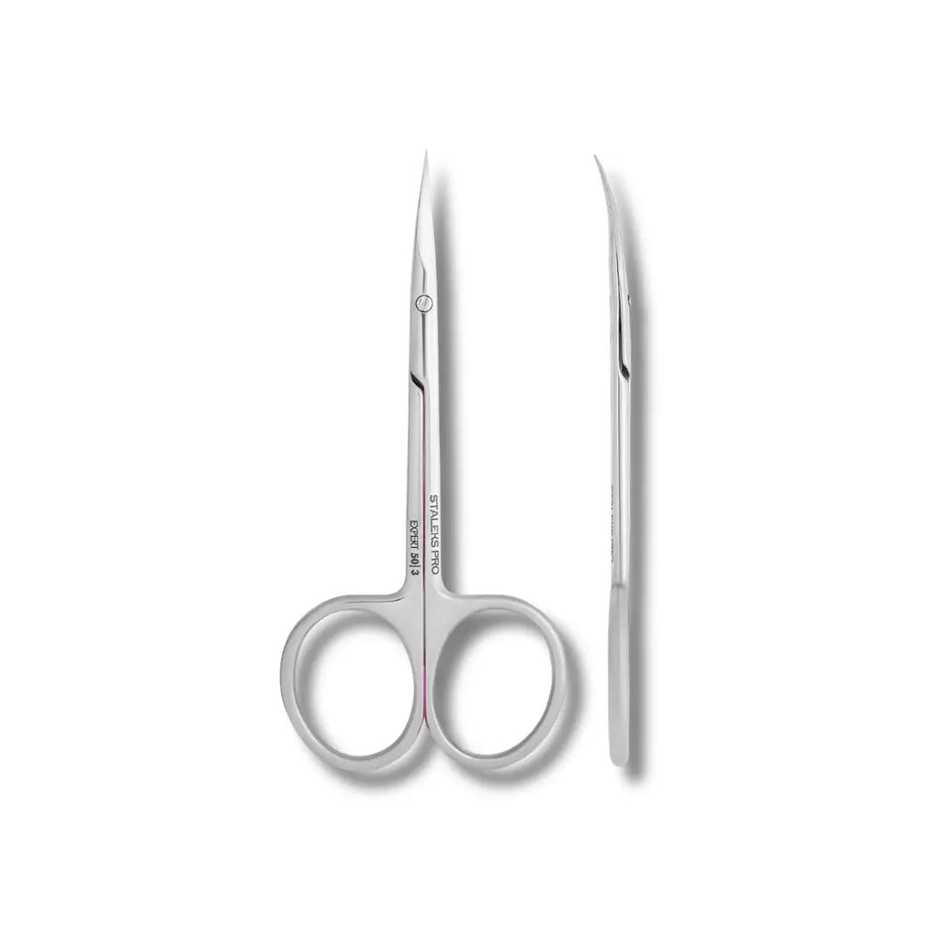 Staleks Pro Expert 50 Type 3 Cuticle Scissors with elongated handles