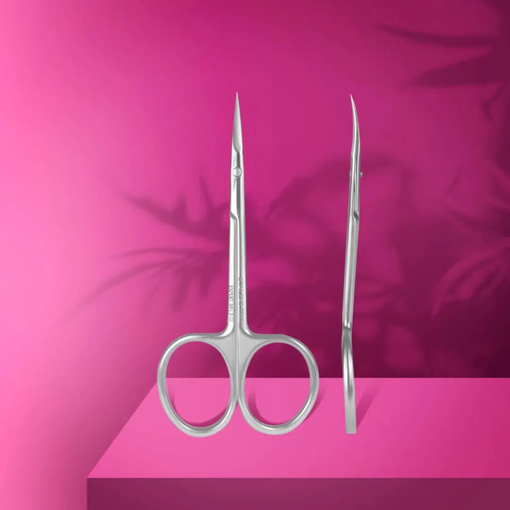 Staleks Pro Expert 20 Type 2 Cuticle Scissors with curved handles