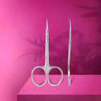 Staleks Pro Expert 20 Type 2 Cuticle Scissors with curved handles