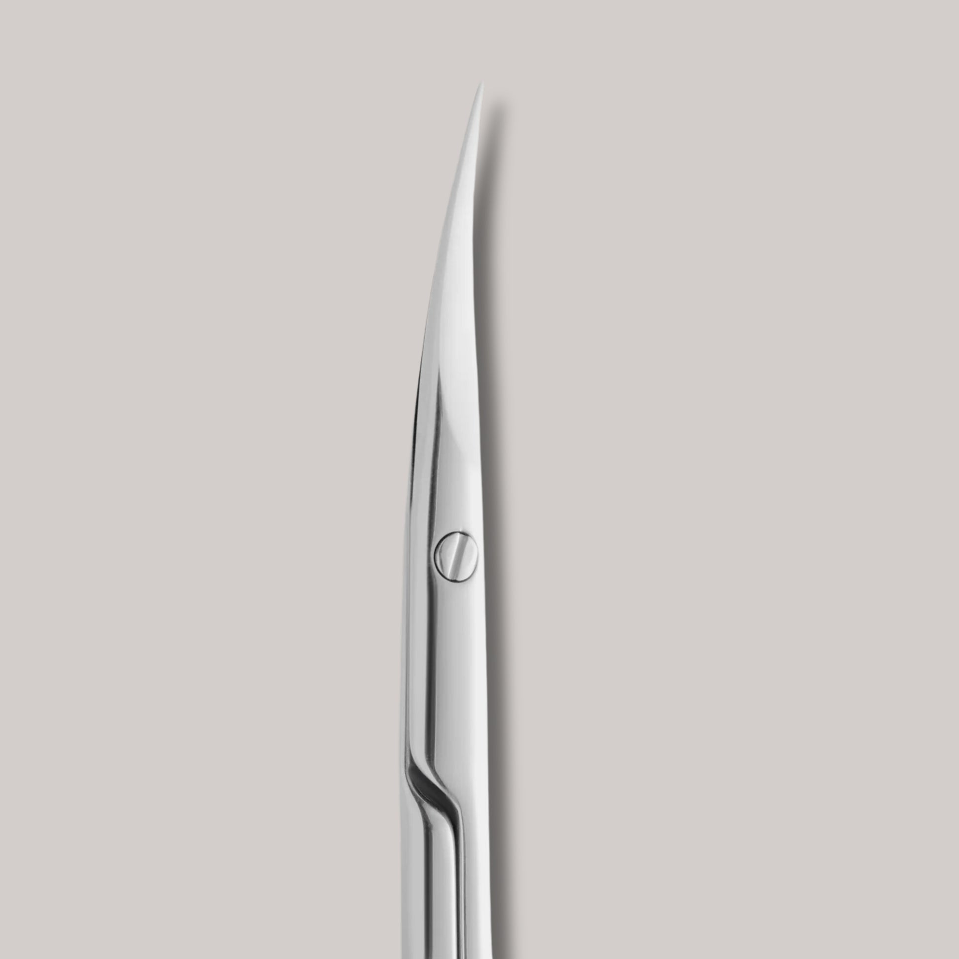Professional Cuticle Scissors EXPERT 50 TYPE 3
"Precision stainless steel cuticle scissors with elongated handles for enhanced control. Designed for professional nail care and sterilization-safe.