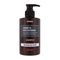 Kundal Honey and Macadamia Nature Shampoo English Rose 500ml pump bottle showing professional moisturizing hair wash