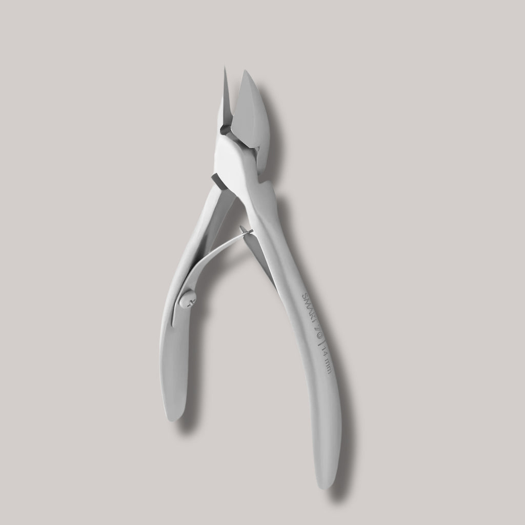 Professional Nail Nippers SMART 70 - 14 mm – ergonomic nippers for precise nail trimming, made from high-alloy stainless steel for durability and sharpness.