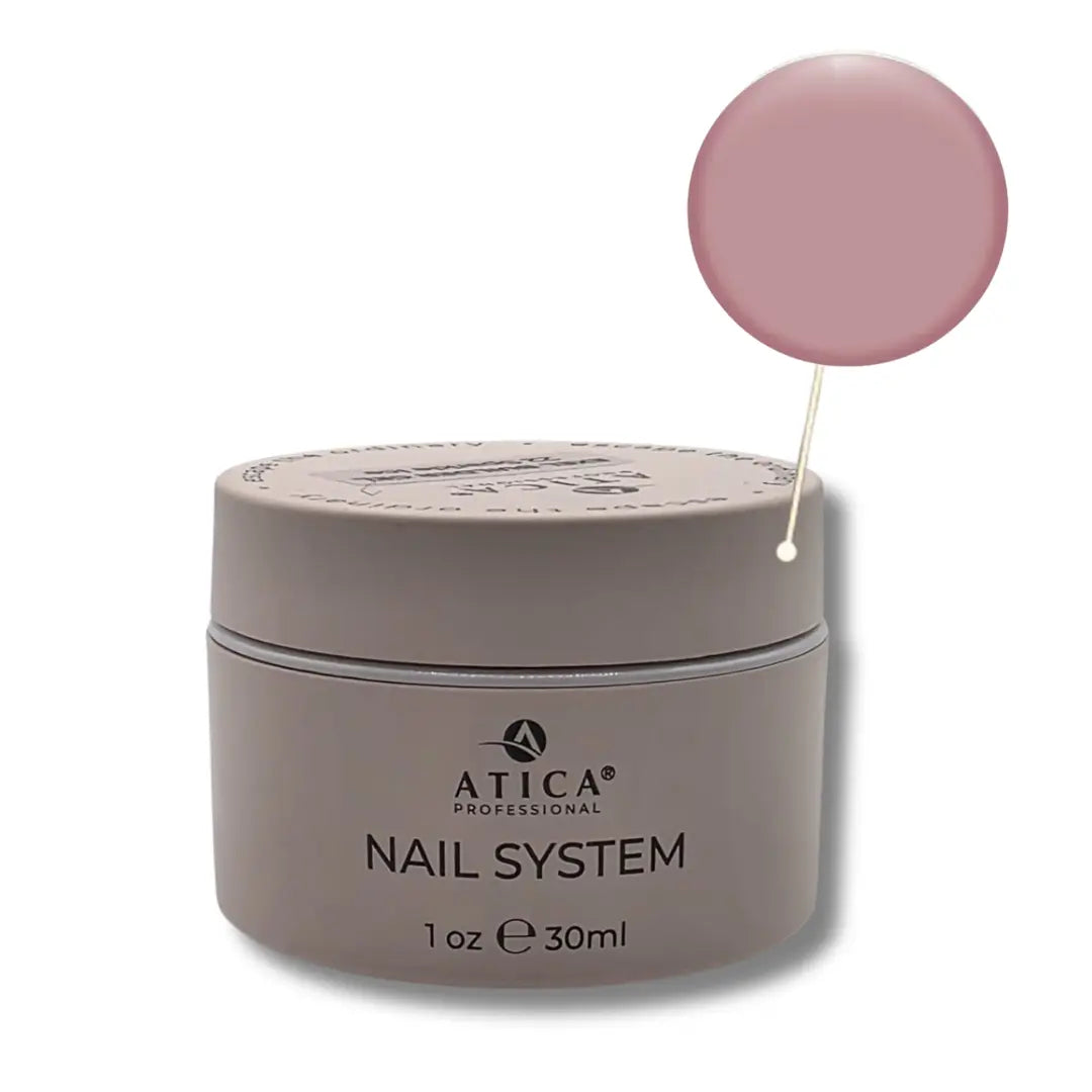Atica Sculpting Gel Smog 30ml – smoky shade modelling gel for stylish, flawless nails.