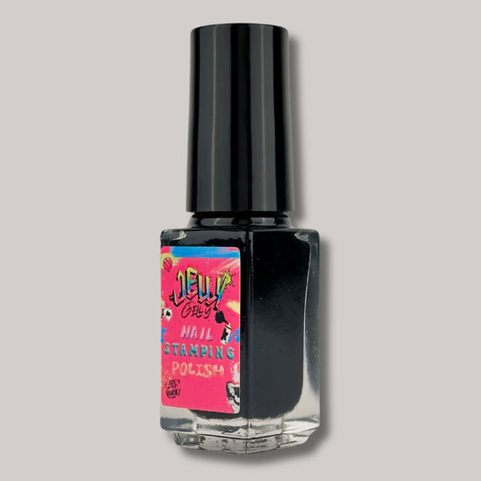 Jelly Gelly Black Stamping Nail Polish
"Jelly Gelly Black Stamping Nail Polish - Ideal for Crisp, Detailed Nail Art"