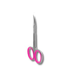 Staleks Pro Smart 40 Type 3 Cuticle Scissors with pink silicone rings