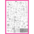 Jelly Gelly Nail Stamping Plate ST02 with versatile floral, geometric, and abstract designs.