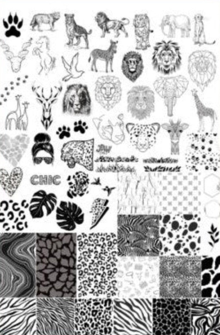 Nail Stamping Plate ST01