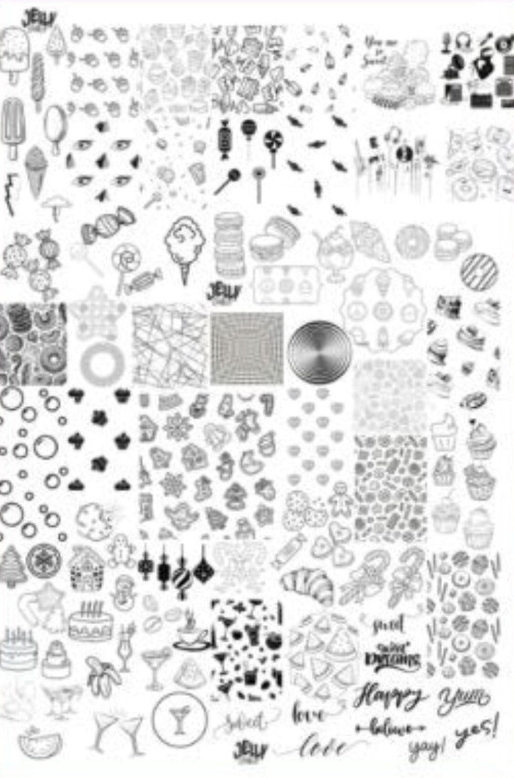 Nail Art Created with Nail Stamping Plate ST03
"Creative Nail Art Using Nail Stamping Plate ST03 – Professional, Crisp Designs"