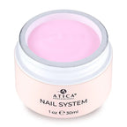 Atica Sculpting Gel Sweet Pink Shimmer 30ml – medium viscosity gel with delicate pink shimmer for stylish manicures.