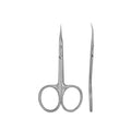 Staleks PRO Exclusive 20 Type 2 Professional Cuticle Scissors showing medium curved handles
