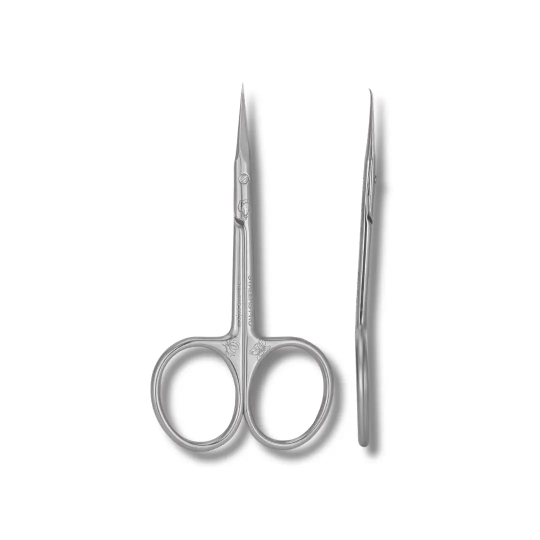 Staleks Pro Exclusive 21 Type 2 Magnolia Scissors with hook tip