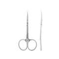 Staleks PRO Exclusive 20 Type 1 Professional Cuticle Scissors showing curved handles