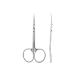 Staleks PRO Exclusive 20 Type 1 Professional Cuticle Scissors showing curved handles