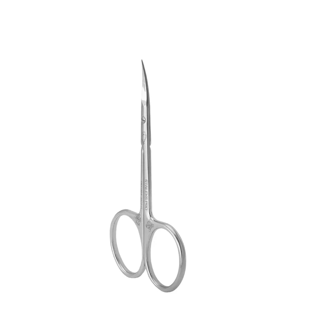 Staleks PRO Exclusive 22 Type 2 Professional Cuticle Scissors Magnolia showing straight handles