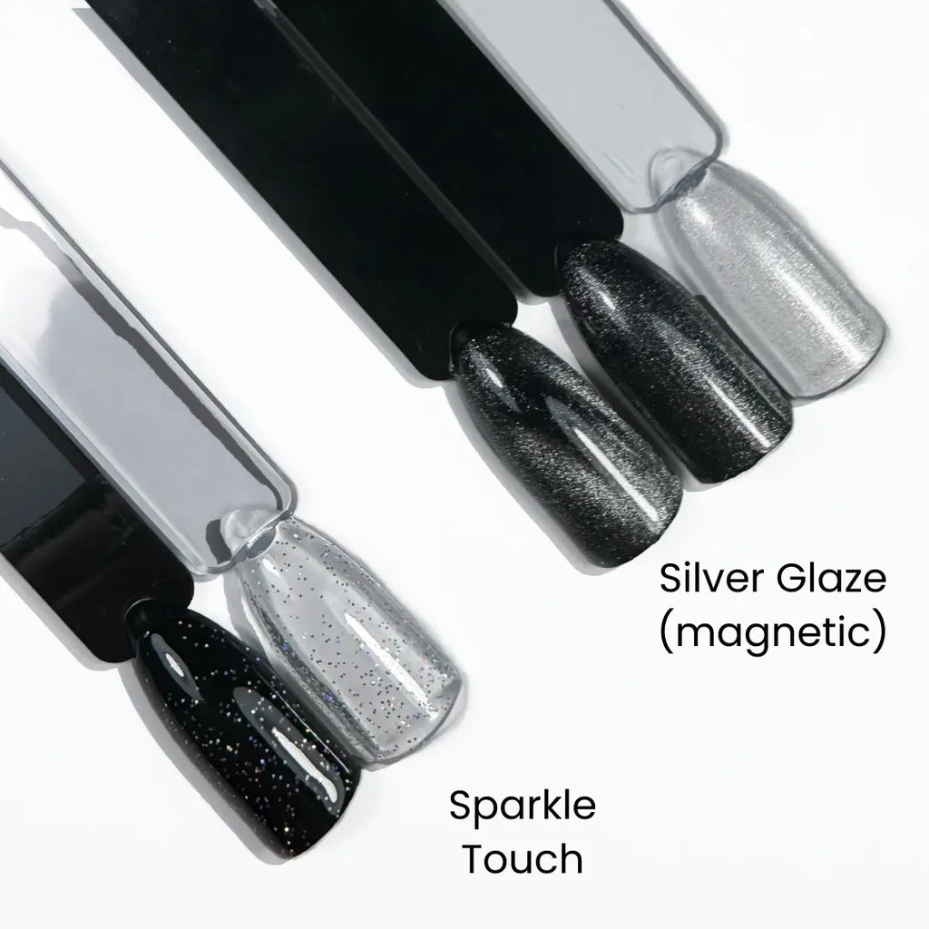 Jelly Gelly Top Coat – Silver Glaze 12ml bottle.