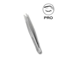 Staleks Pro Expert 10 Type 4 Eyebrow Tweezers with narrow beveled edges