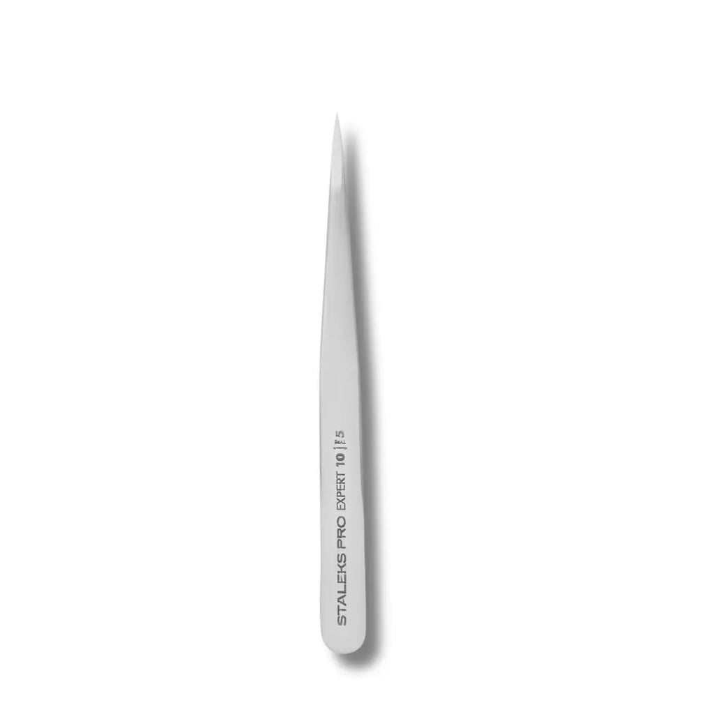 Staleks Pro Expert 10 Type 5 Eyebrow Tweezers with pointed edges